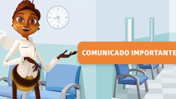 Animação 3D de uma abelha médica
