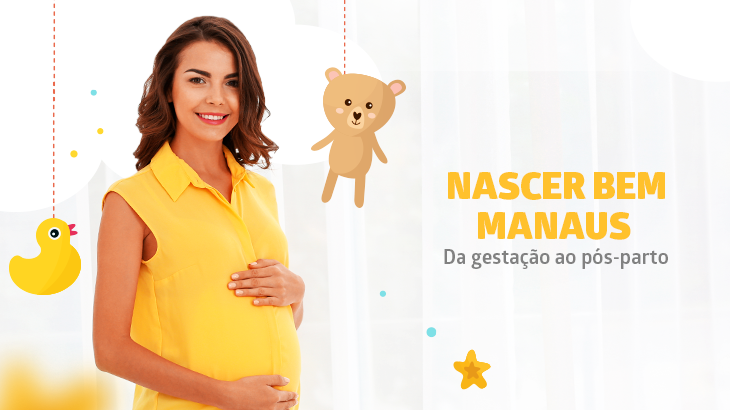 mulher gravida e sorridente 