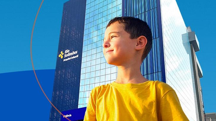 criança sorrindo na unidade hapvida 