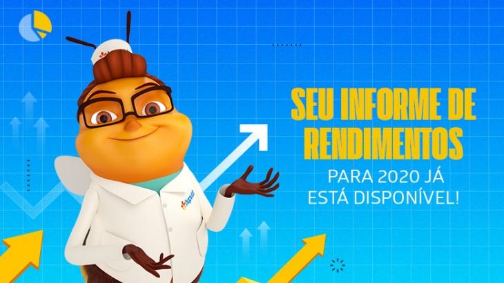 Animação 3D de uma abelha enfermeira 
