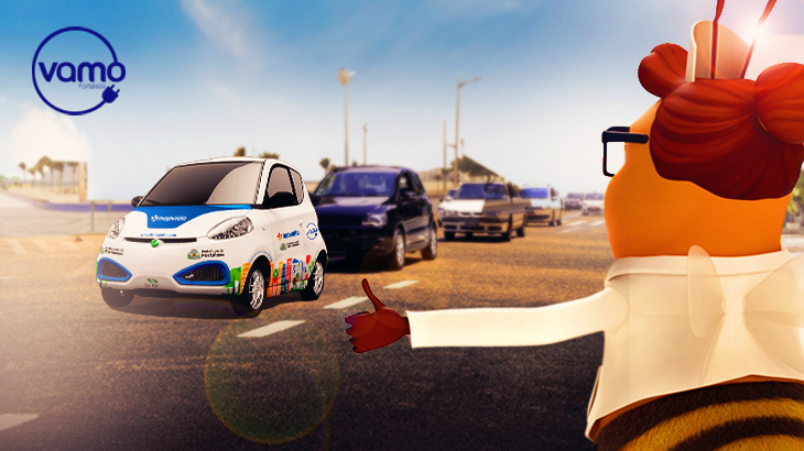 Hapvida presenteia Fortaleza com carros elétricos compartilhados.