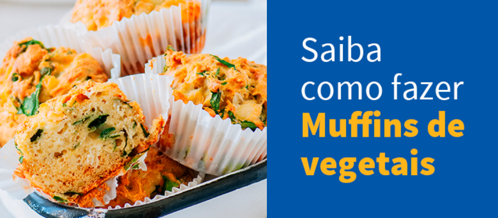 Imagem de muffin de vegetais